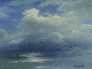 Albert Bierstadt Sea and Sky France oil painting artist